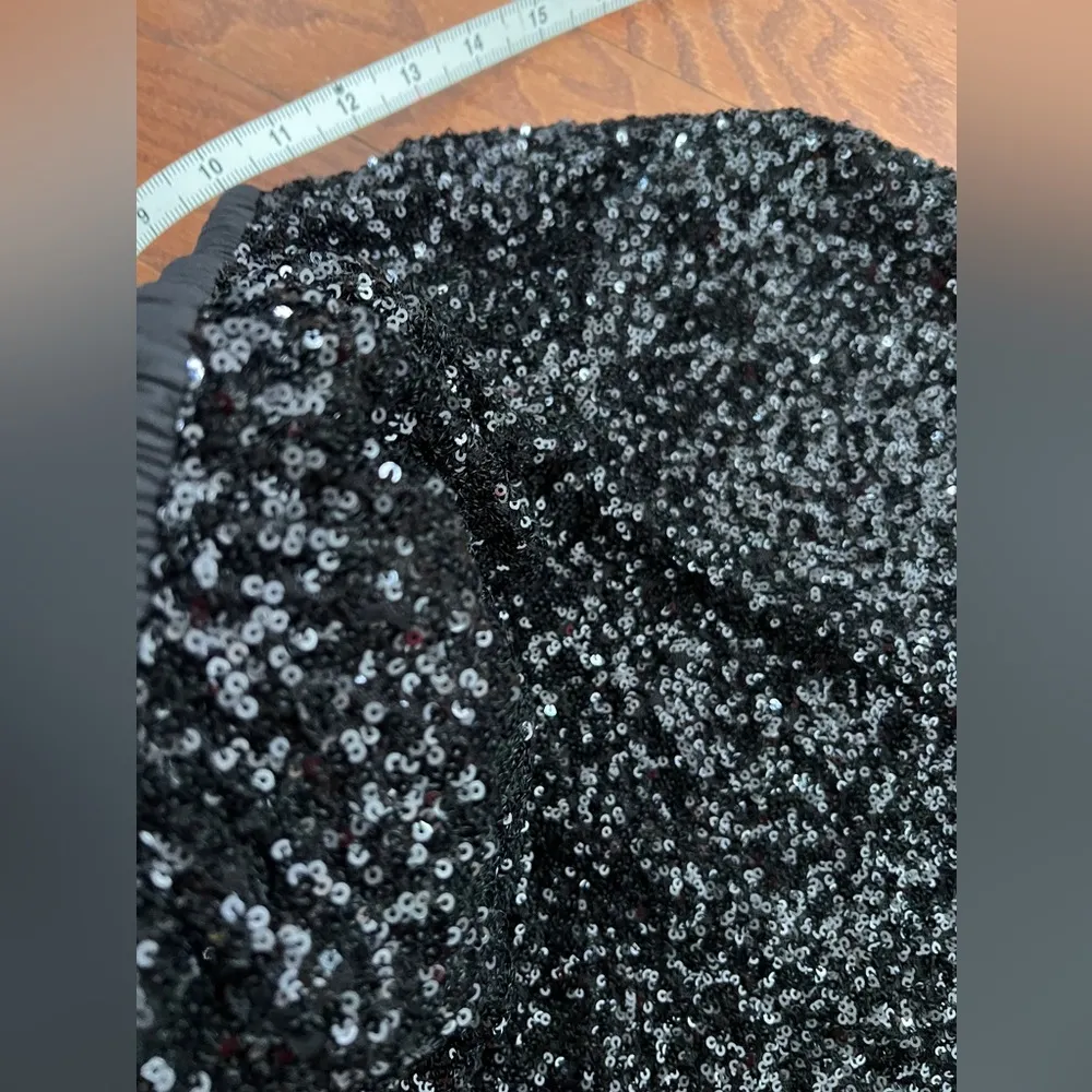 Gina Tricot mix & match sequin maxi skirt in black - Image 6