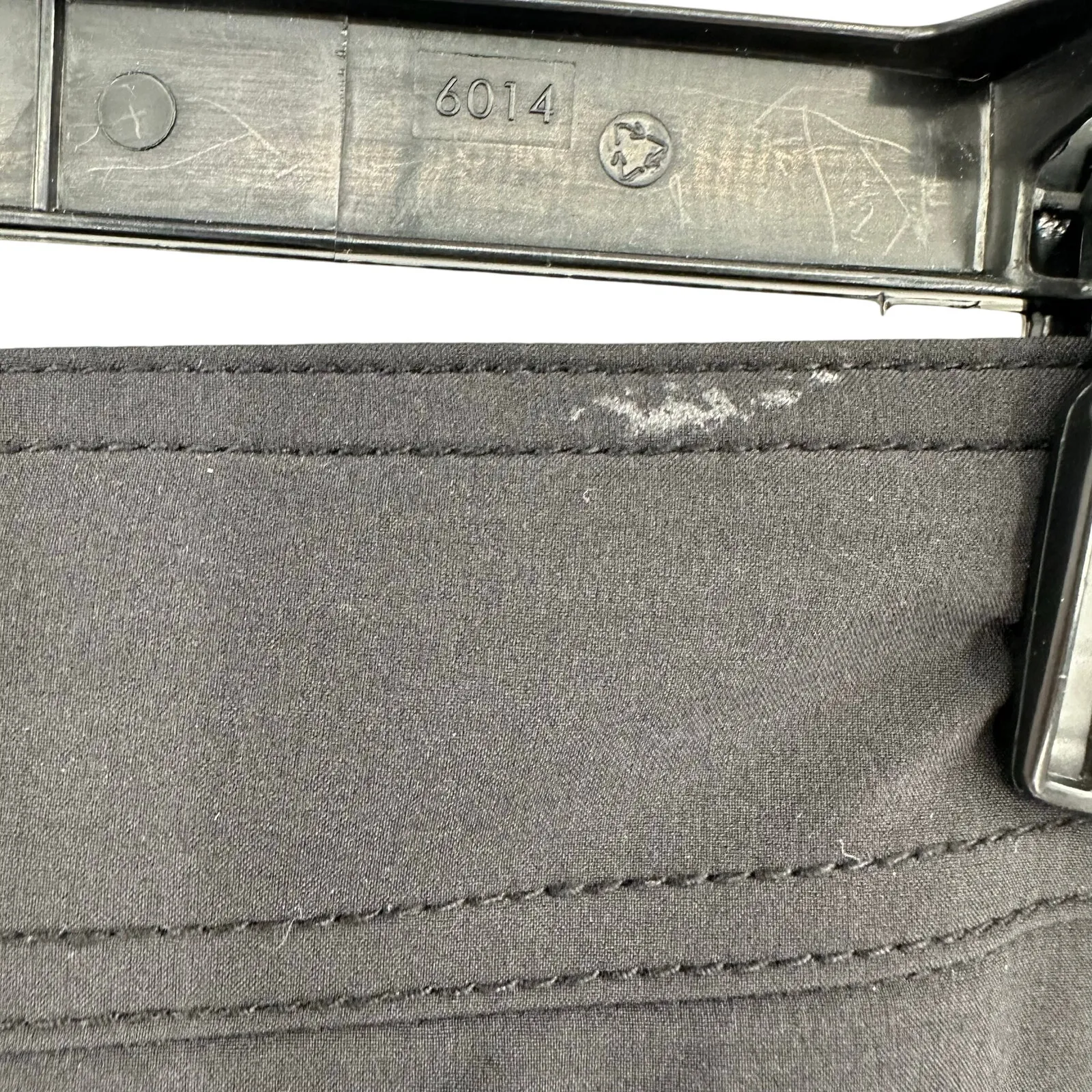 Athleta Size 12 Black Skort Side Zip Drawstring A Line Built in Shorts Active - Image 6