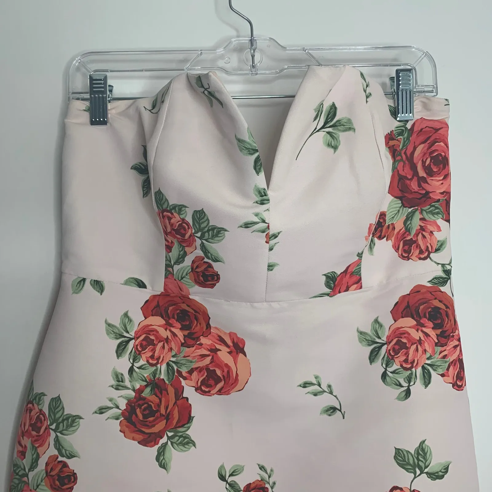 Sachin & Babi Nora Rose Strapless Notch-Neck Taffeta Midi Dress Womens 12 NEW - Image 5