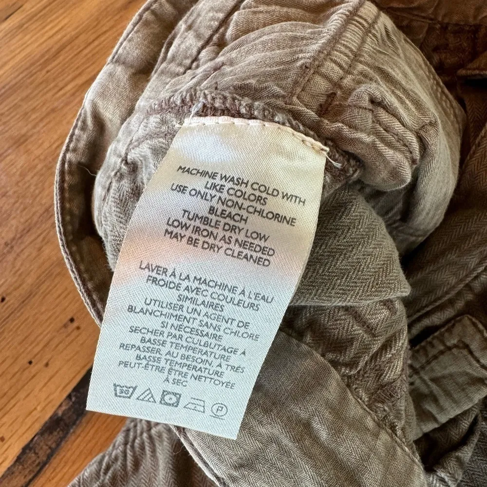 Free People Rule Breaker Slim Pants Size 6 Olive NWOT - Image 8