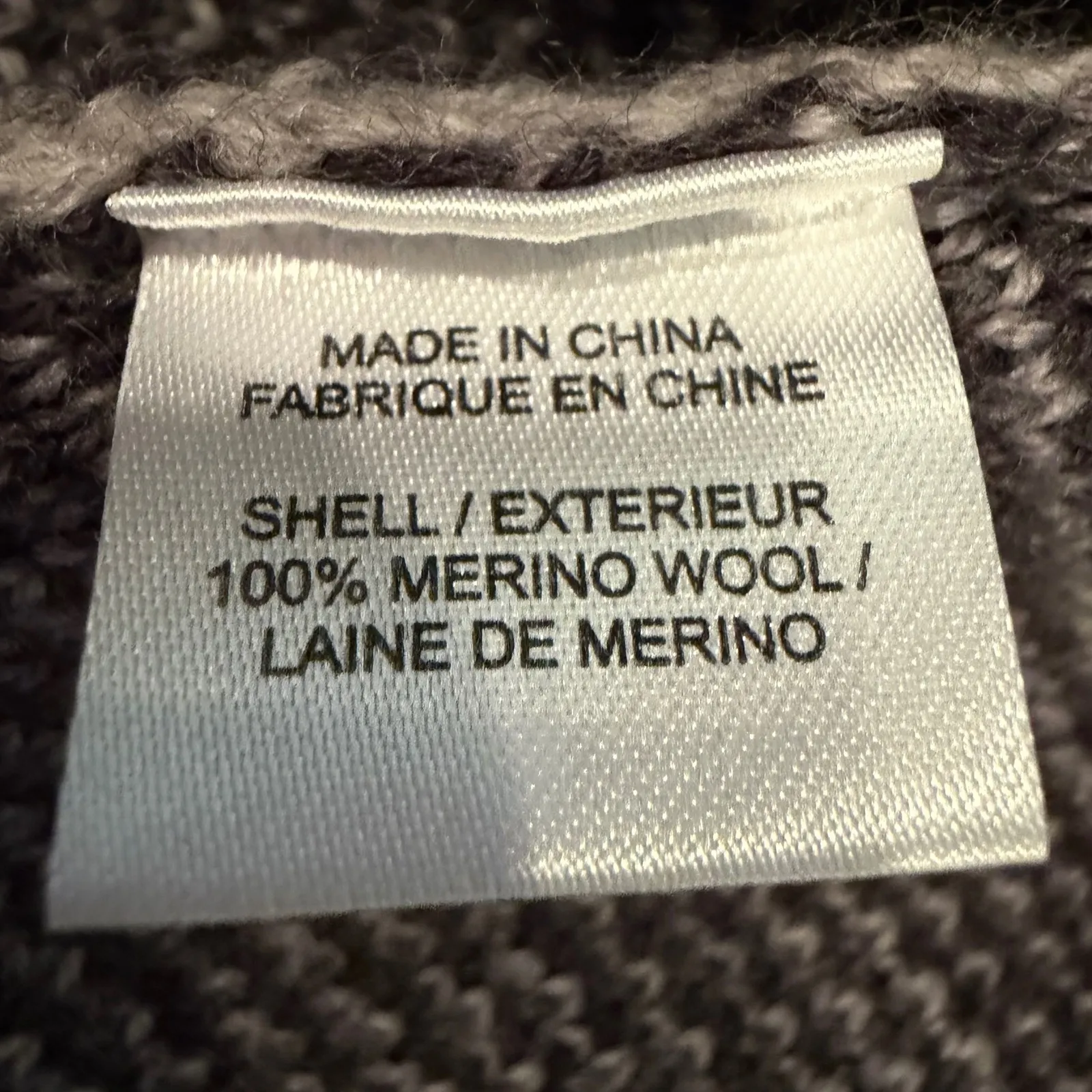 Haute Hippie Southwest Poncho Women's XS/S Gray 100% Wool Western Boho Retro Y2K - Image 5