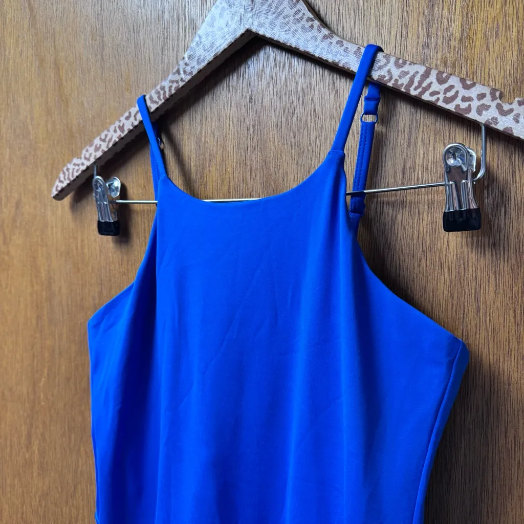 NEW Girlfriend Collective Naomi Athletic Workout Mini Dress Blue Medium M NWT - Image 7