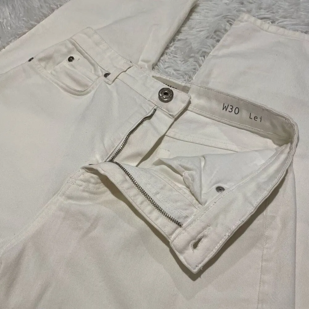 Max Mara Weekend Lei Jeans in White Size 30 - Image 4