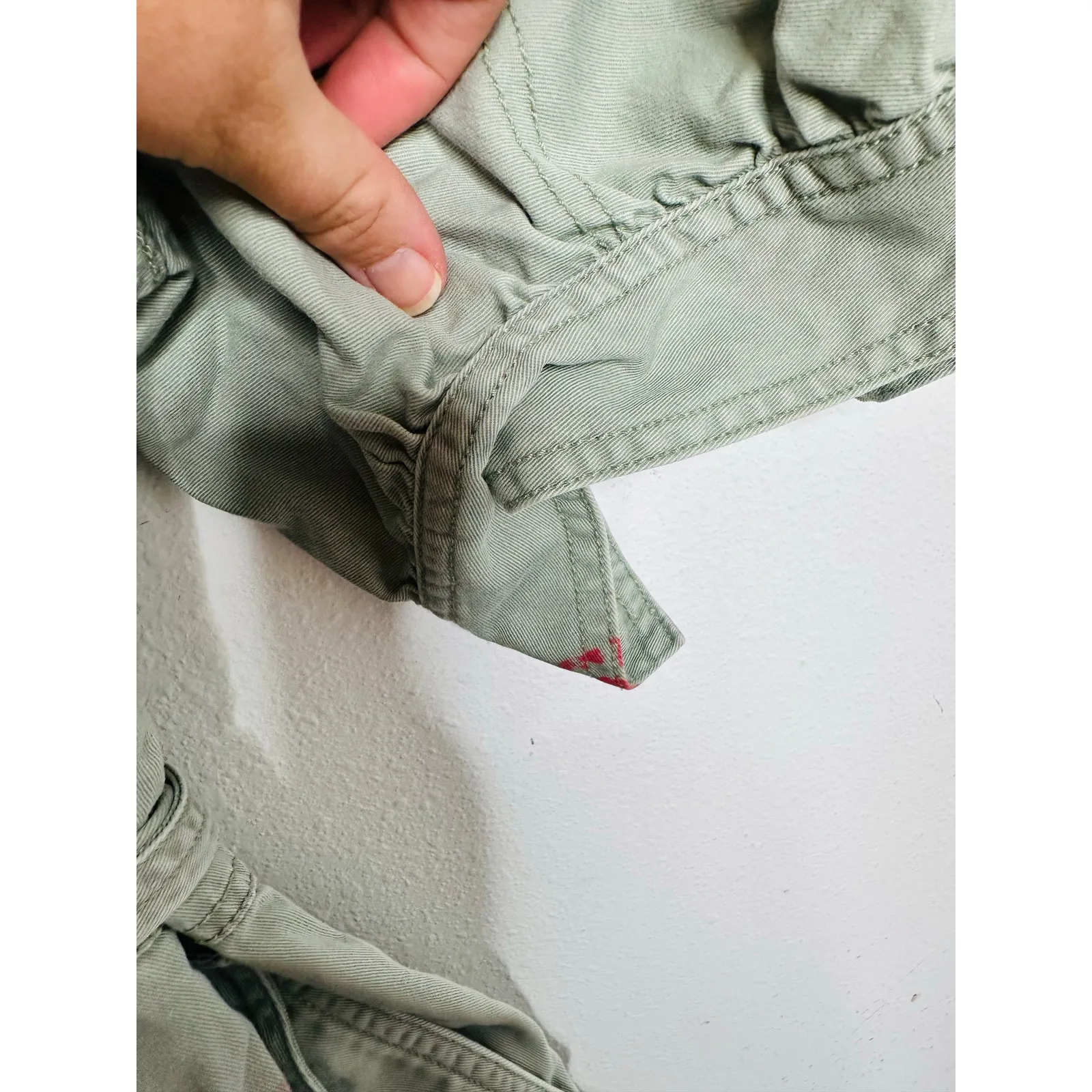 ULLA JOHNSON Sage Green 100% Cotton Short Sleeve Puffed Tied Carmine Romper sz 2 - Image 9