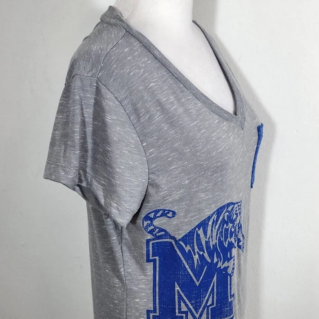Colosseum Women's Gray University of Memphis Tigers Tee Size Medium - Image 4
