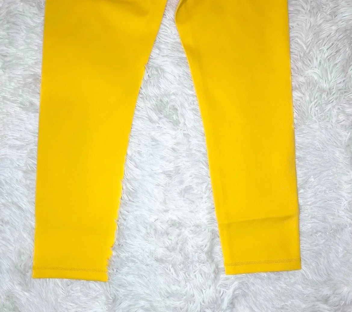 // REVOLVE Luka Pant High Waist Yellow Leggings XS Athletic NWT - Image 9