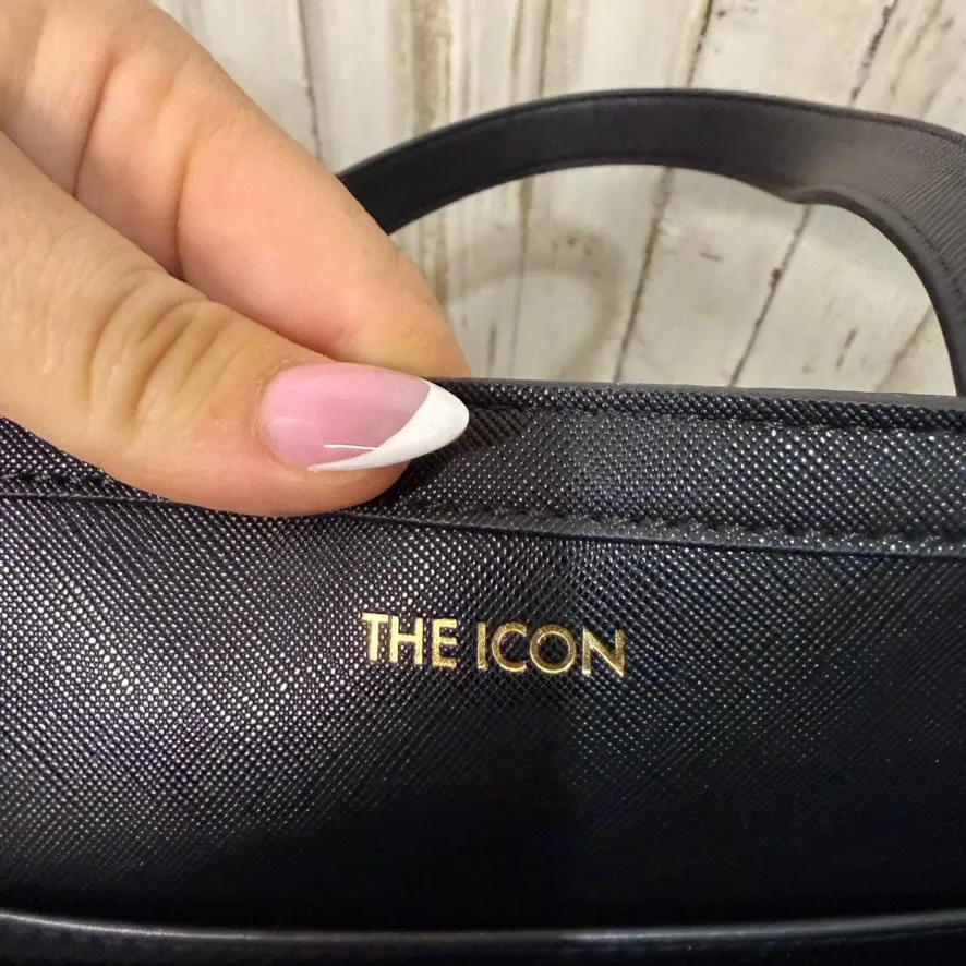 NWT Ted Baker London Women's Black Tote Bag‎ "The Icon" Embossed Logo - Image 6