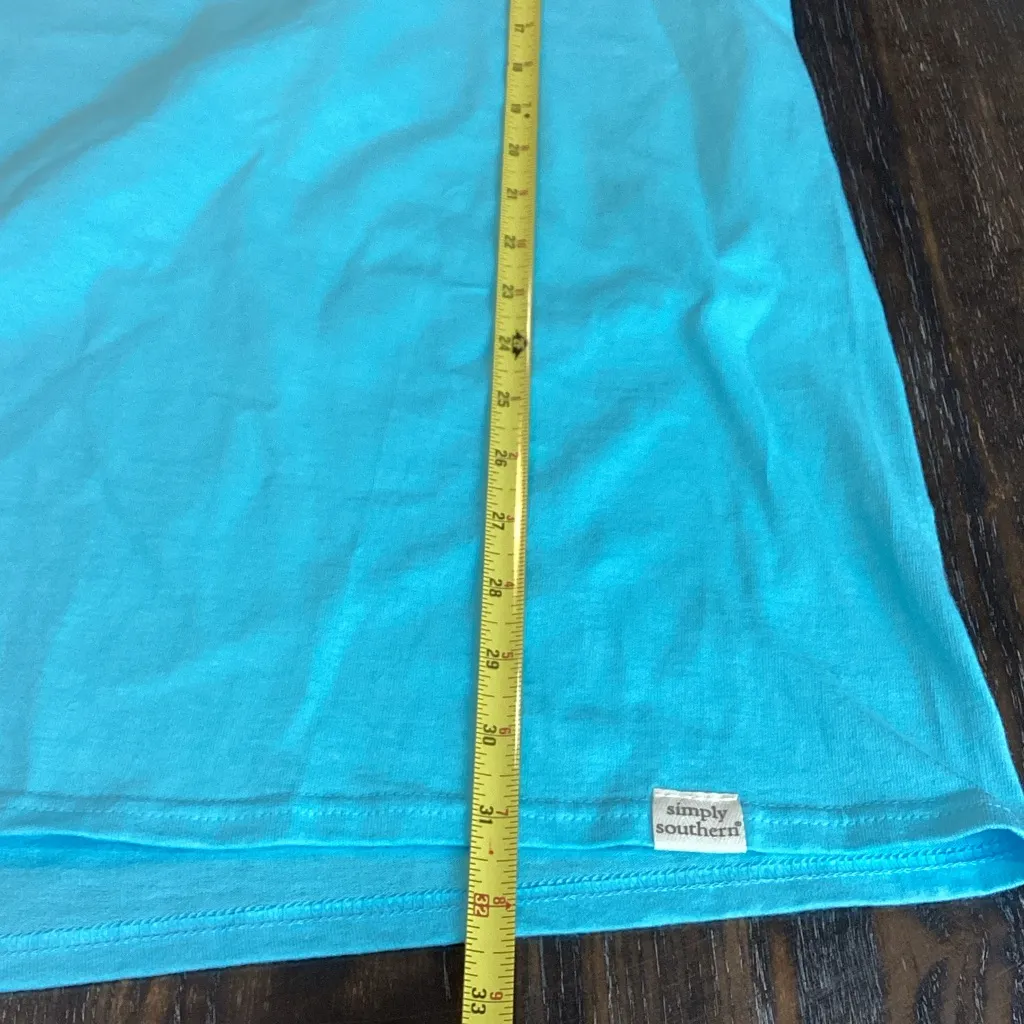 Simply Southern Turquoise Less People More Dogs Long Sleeve T-shirt - Image 8