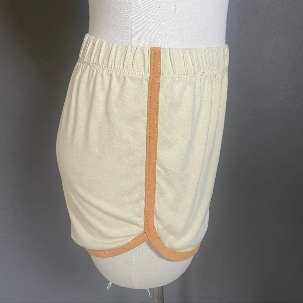 Y2K Ford Runner Shorts Orange Trim Retro Sporty Style XS 0 - Image 3
