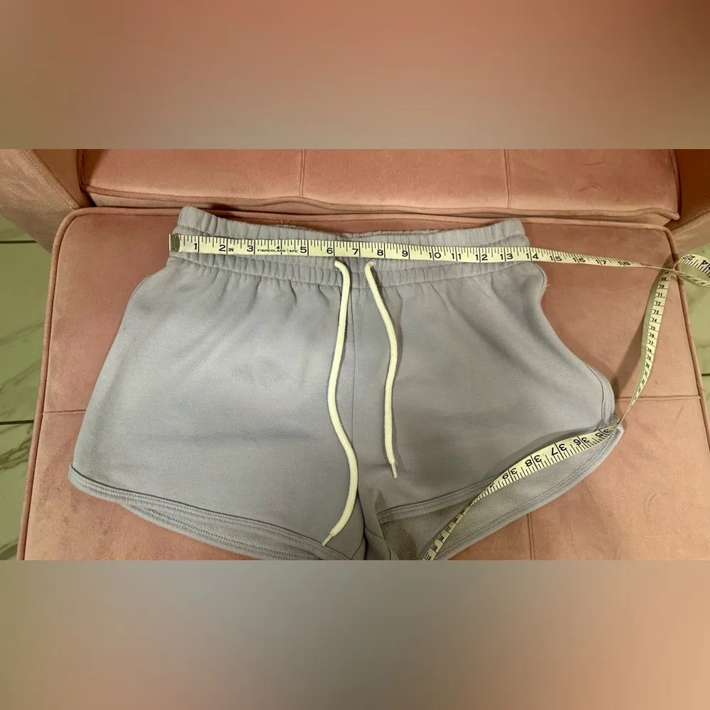 Aritzia Sunday Best Terry Cloth Sweat‎ Shorts Lilac Purple Women’s Size Medium - Image 6