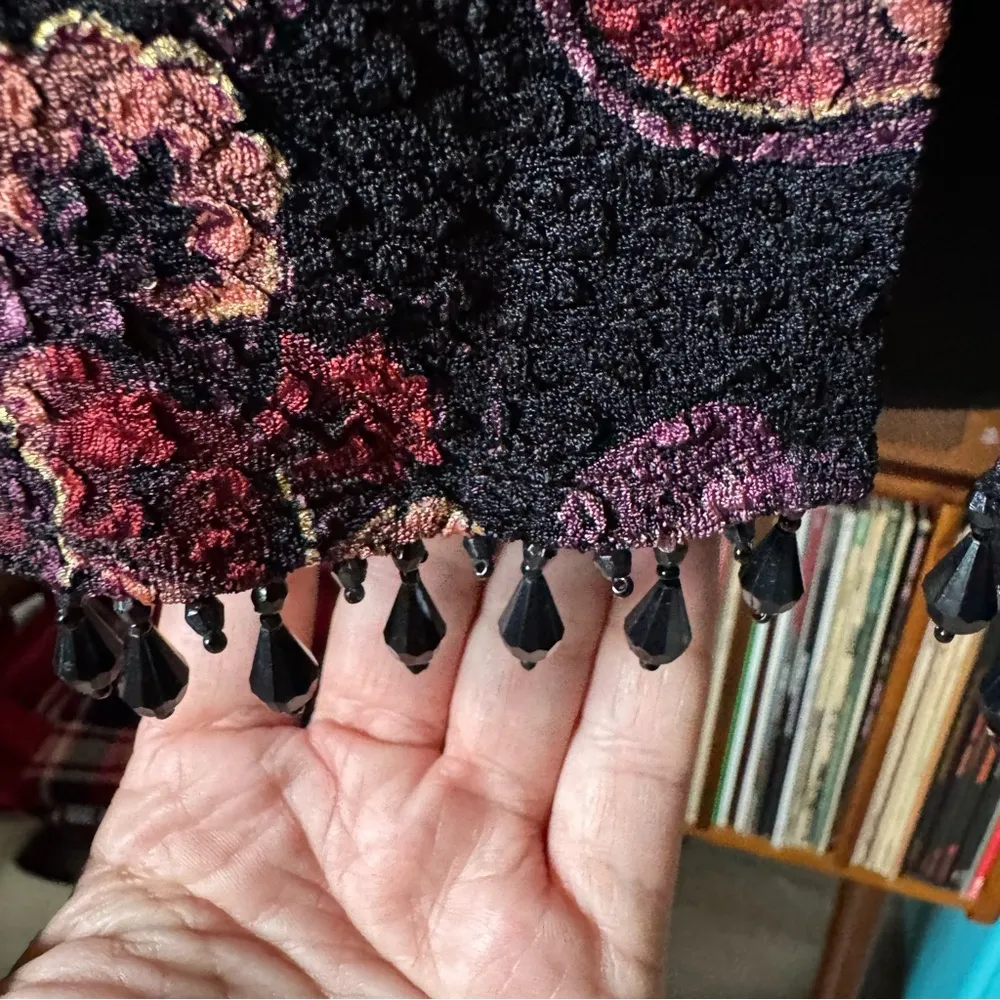 Vintage 90’s Shimmery Cardigan & Tank Top 2 - Image 2