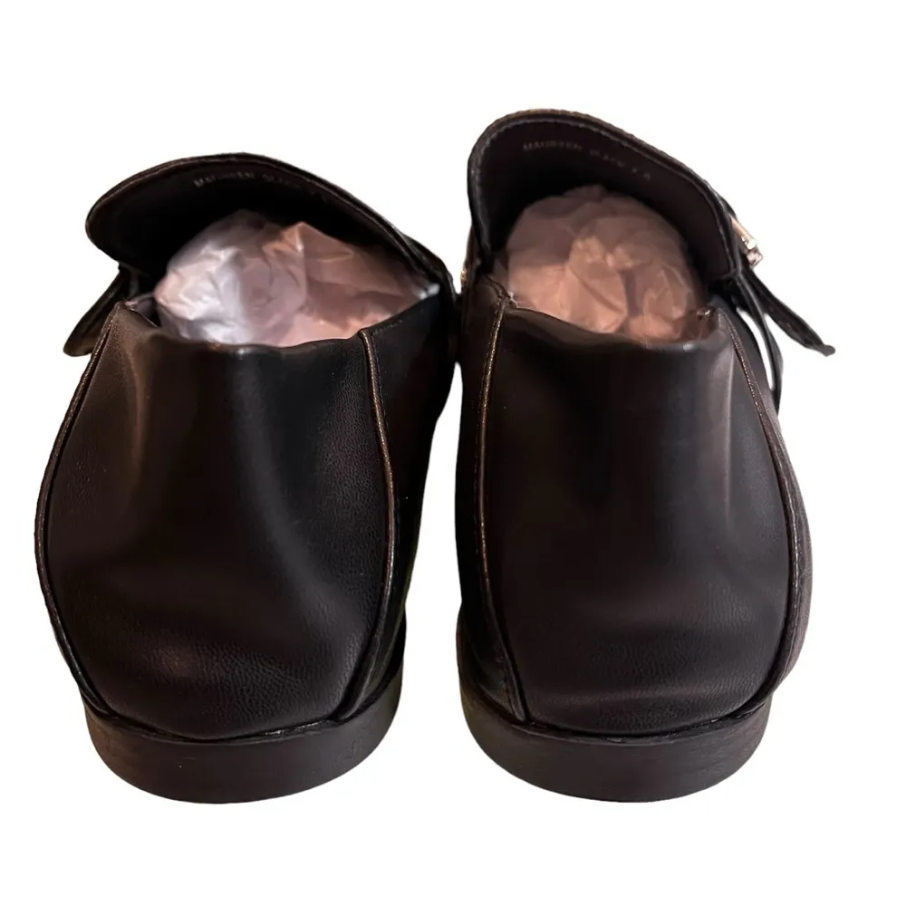 Vintage Havana Maureen Studded Buckle Loafers Shoes Black, Sz 7.5 - Image 10