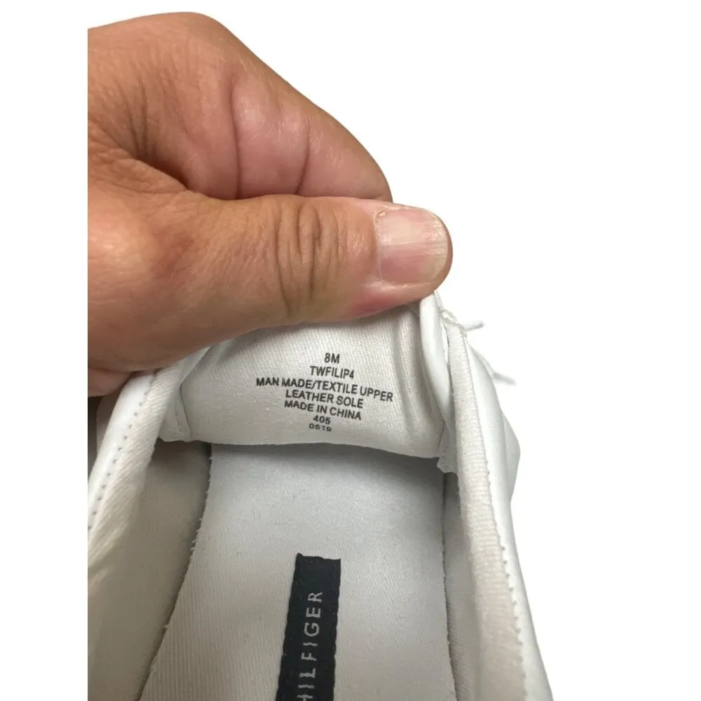 Tommy Hilfiger Women's White Shoes/Sneakers/Low-Top Size8M SKU 1706 - Image 5