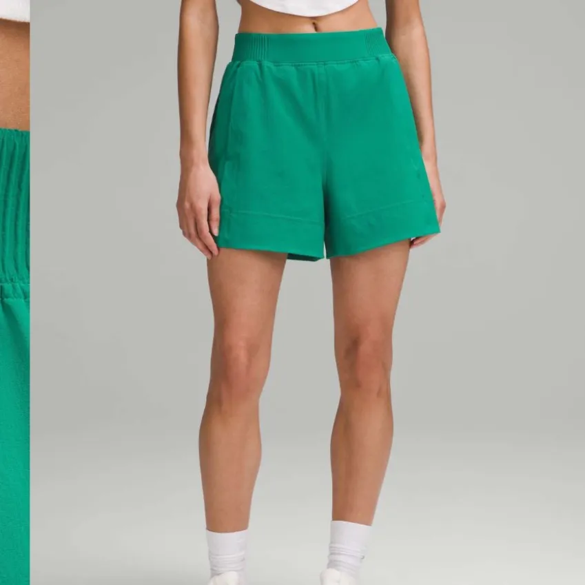 Lululemon XS Stretch Woven Relaxed-Fit High-Rise Short Cascadia Green - Image 2