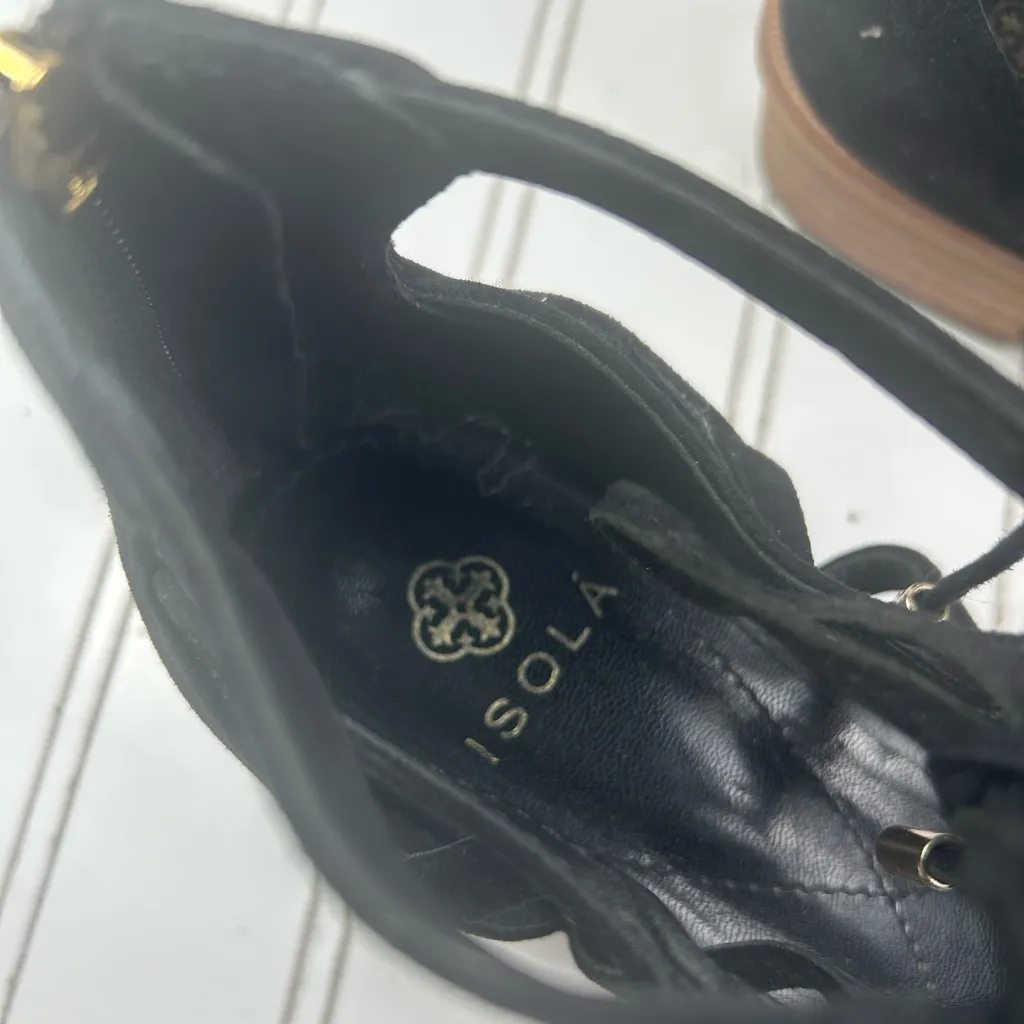 Isola Black Strappy Gladiator Sandals Women’s Size 8 - Image 5