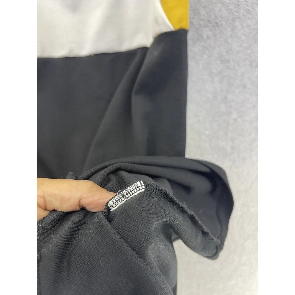 Zara Women's Dress Sleeveless Bodycon Yellow Black Colorblock Small - Image 5