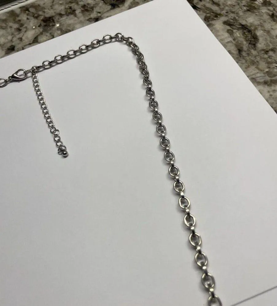 Women’s Costume Necklace Black Rhinestone / Bead - Image 6