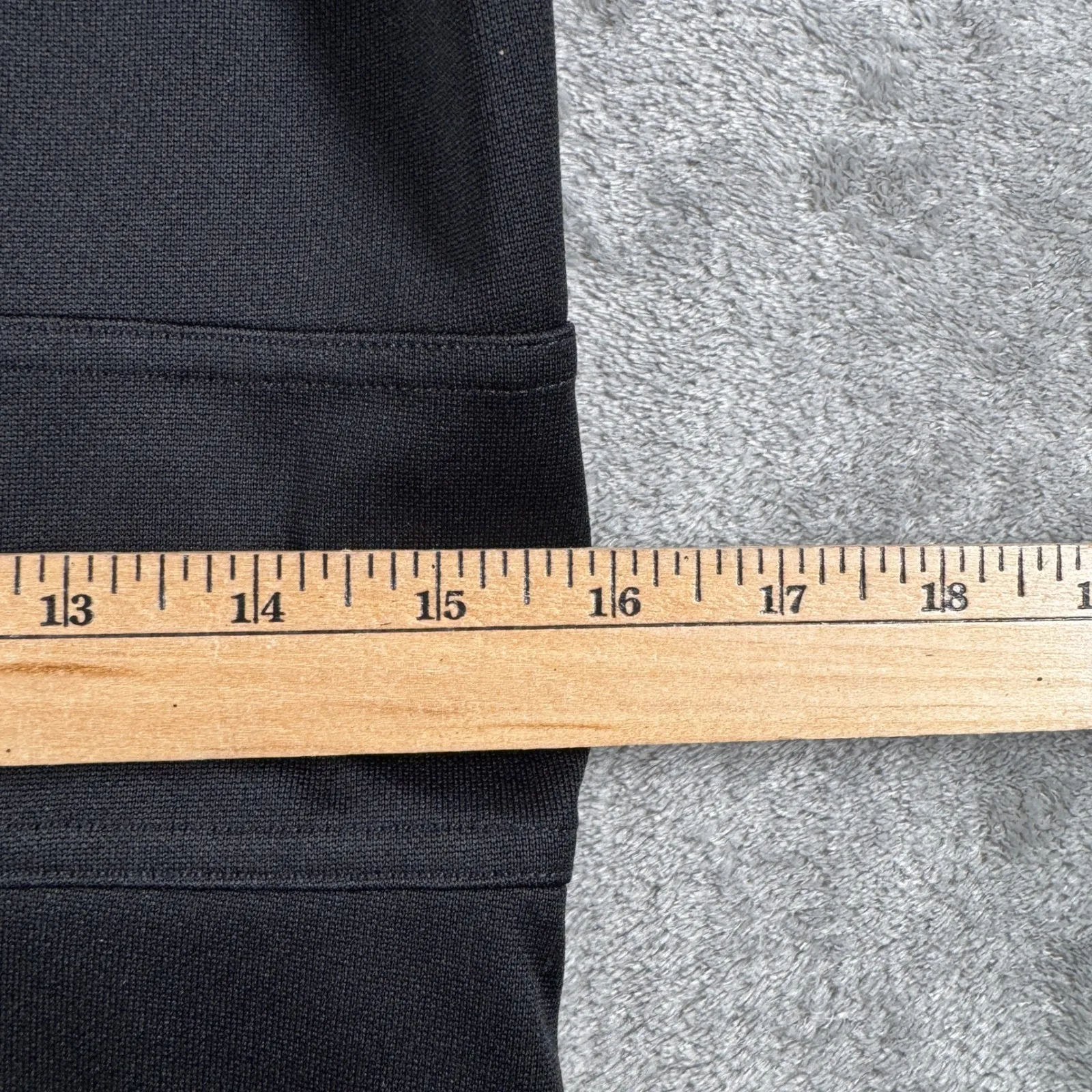 Express Tricot Dress Black Sleeveless Fit‎ & Flare Womens M Minimalist Retro Y2K - Image 9