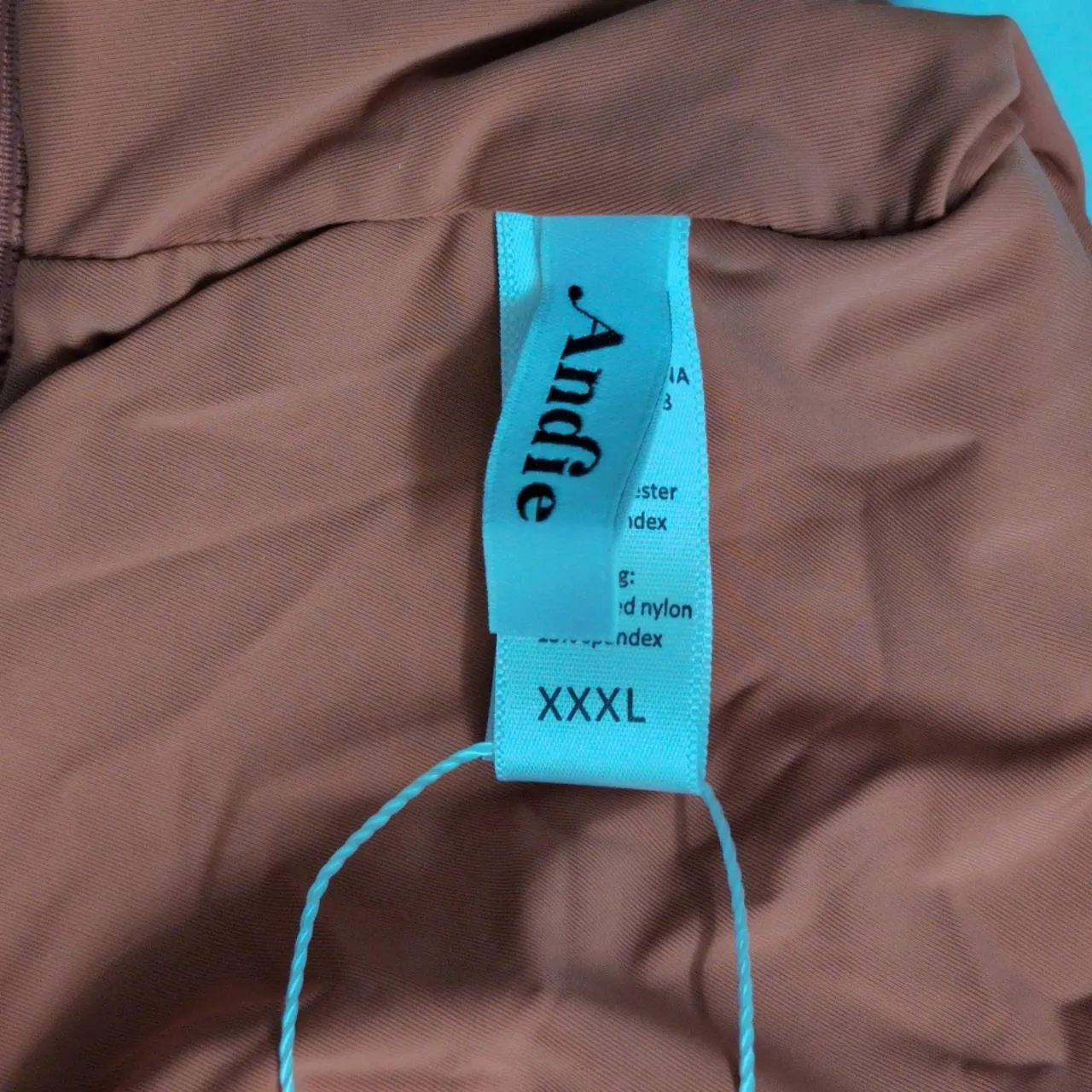 ANDIE NWT  Maui Top Bikini Cedar (Rust) Crochet Adjustable Straps Size XXXL - Image 5