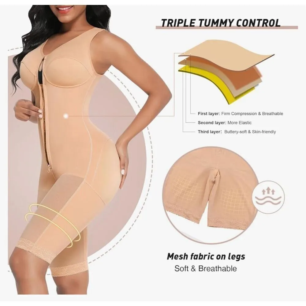 NEW Shapewear Tummy Control Body Shaper Butt Lifter ThighSlimmer S - Image 4