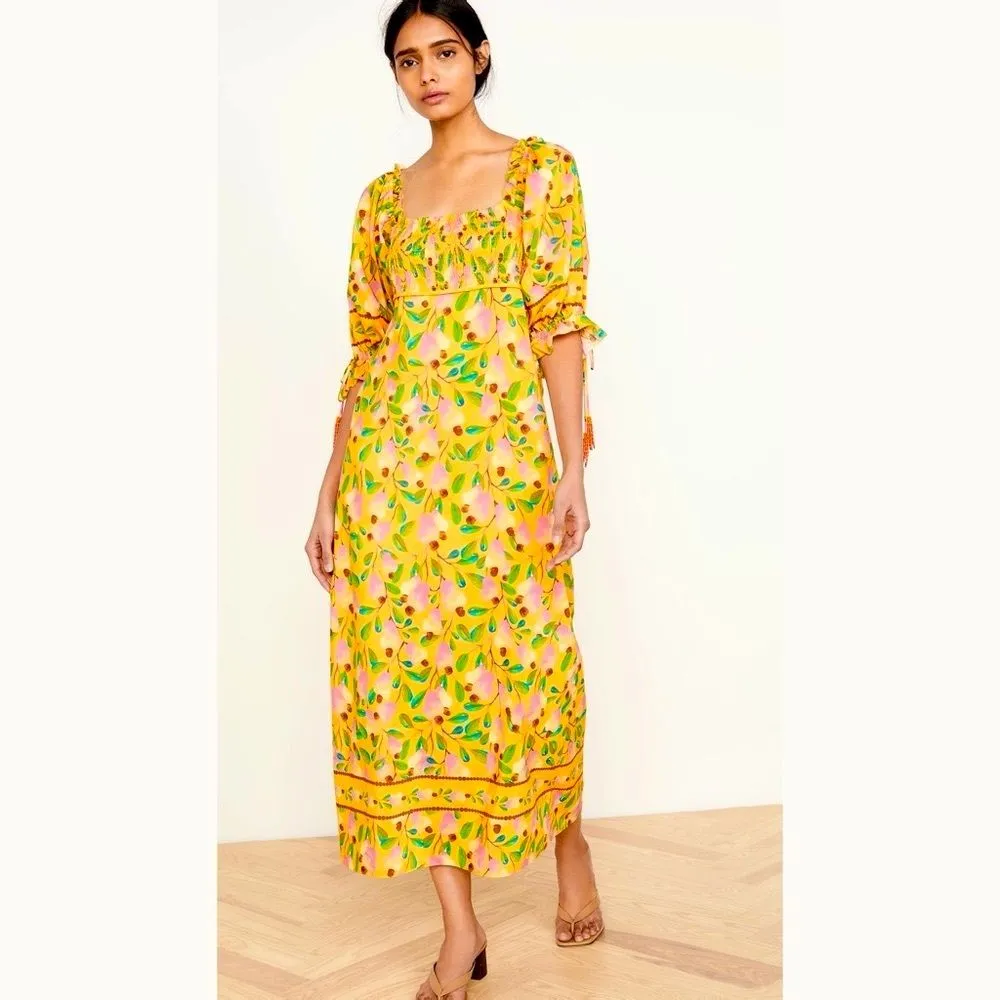 NWT FARM Rio Mini Cashew Maxi Dress - Image 8