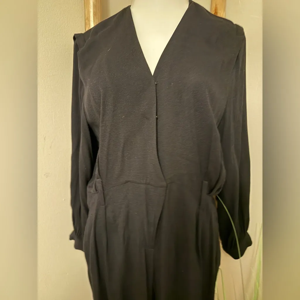 IRO Paris Frame Crepe Jumpsuit Size 38/6 Black Retail $490 - Image 9