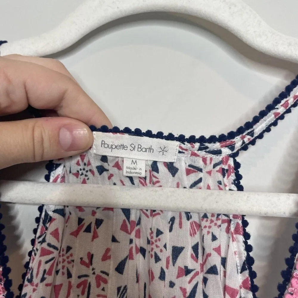 Poupette St Barth Nola Mini Dress Tank Bohemian Size Medium - Image 4