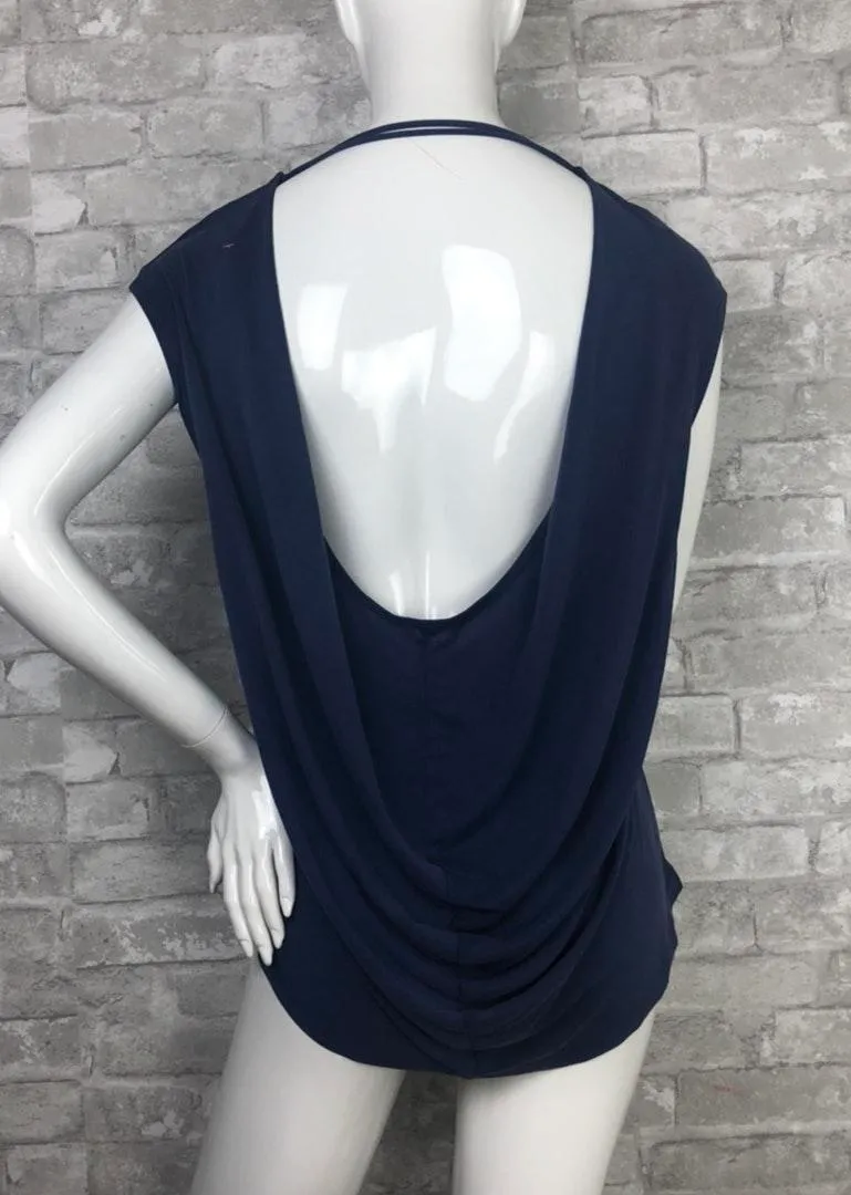 Naked Zebra NWT  Drop Shoulder Open Back Top - Image 3