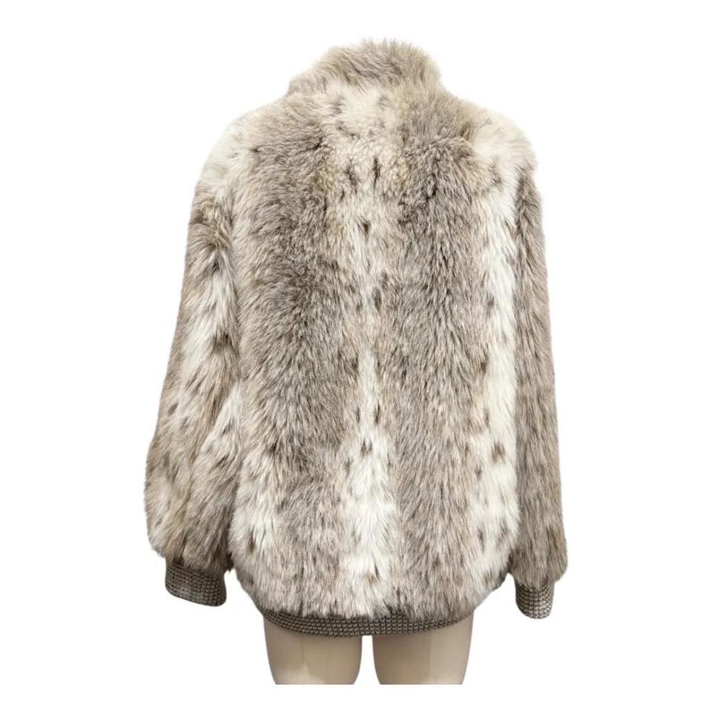 Vintage Jordache Faux Fur Jacket Size Large - Image 4