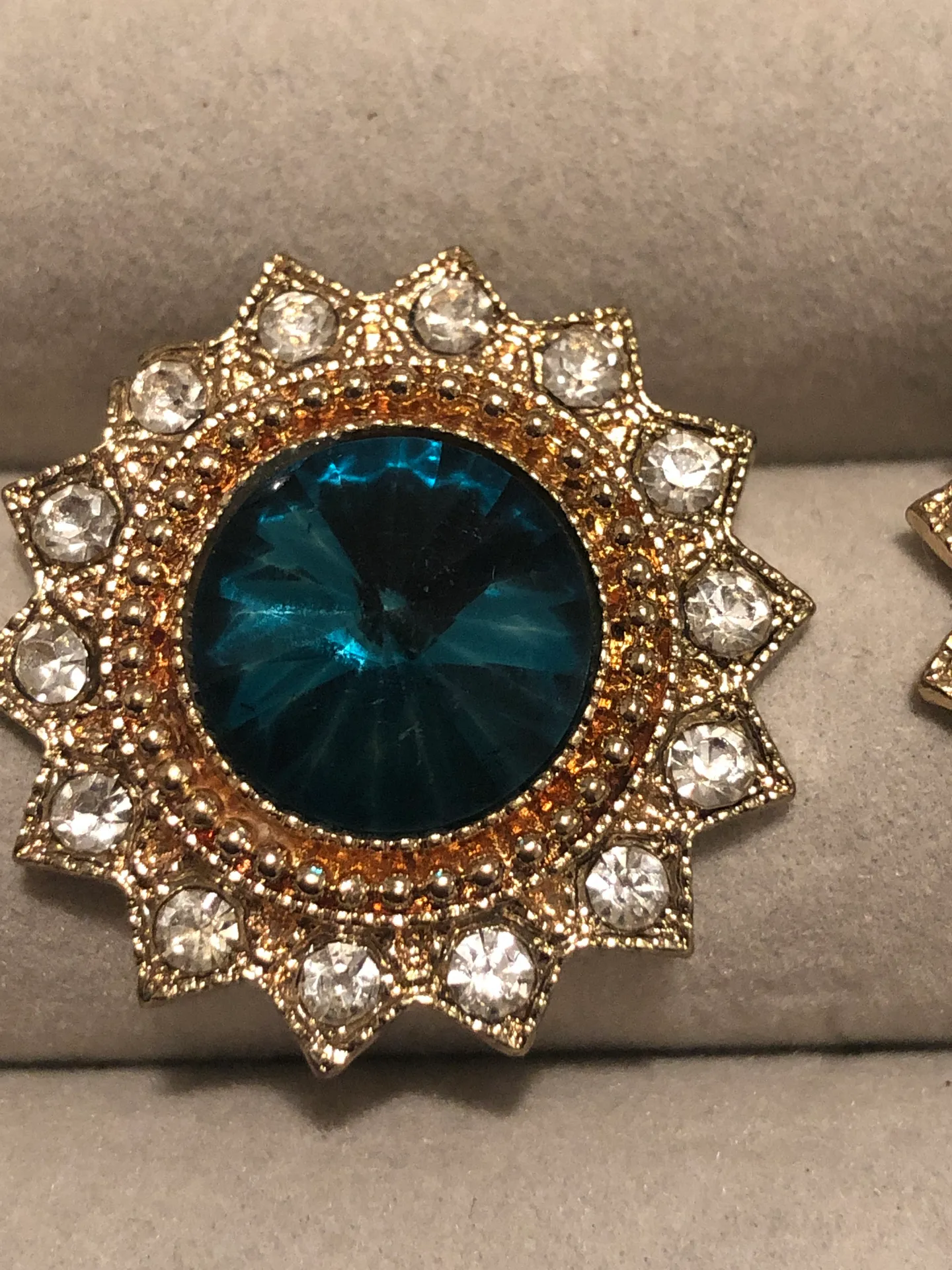 Green Stud Earrings - Image 2