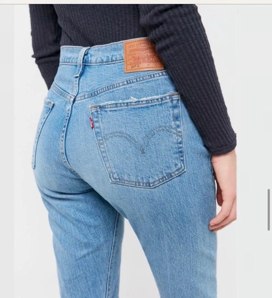 FP x  501 Blue Mark High Rise Skinny Jeans - Image 9