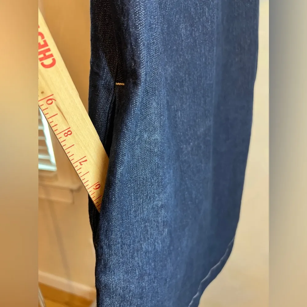 Liz Claiborne Women’s Short Sleeve Blue Denim Casual Dress W/Pockets,Spring|Sz:S - Image 11