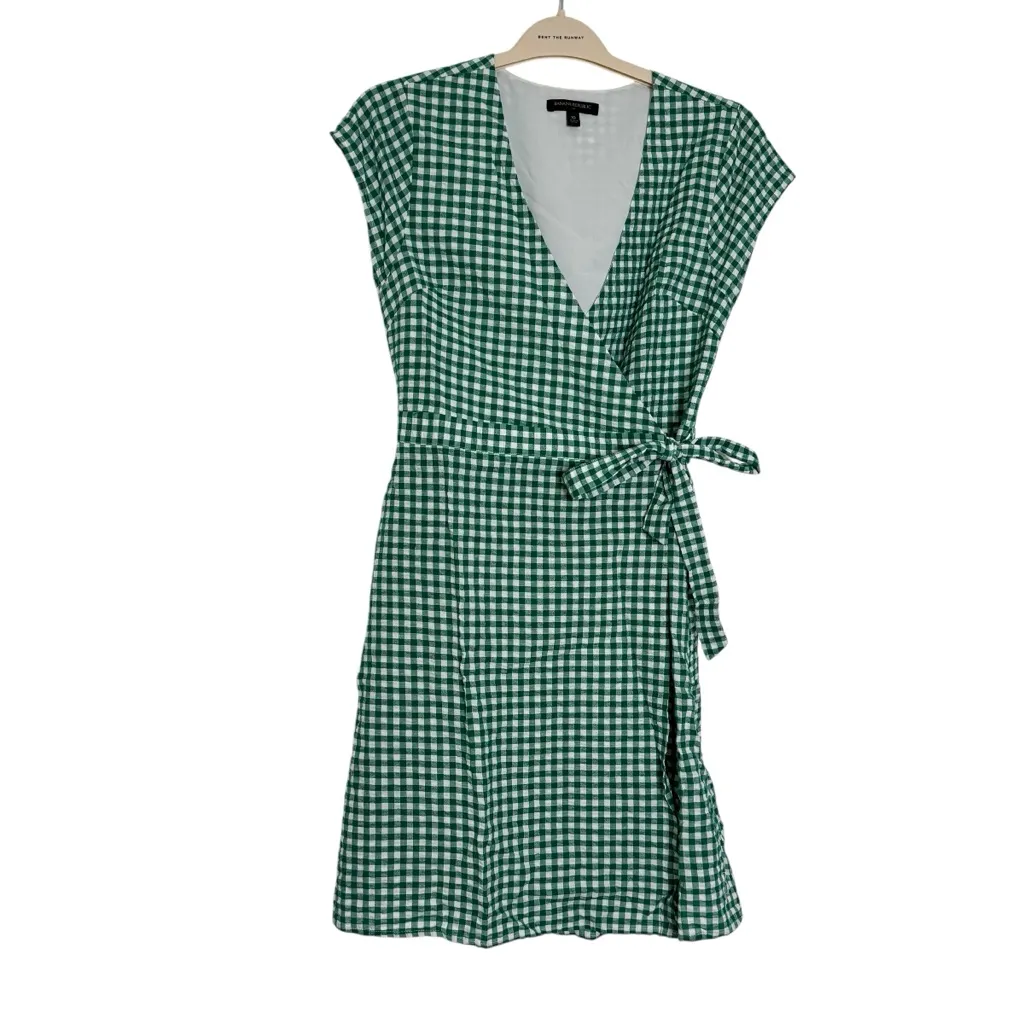 Banana Republic Gingham Wrap Dress - Image 2