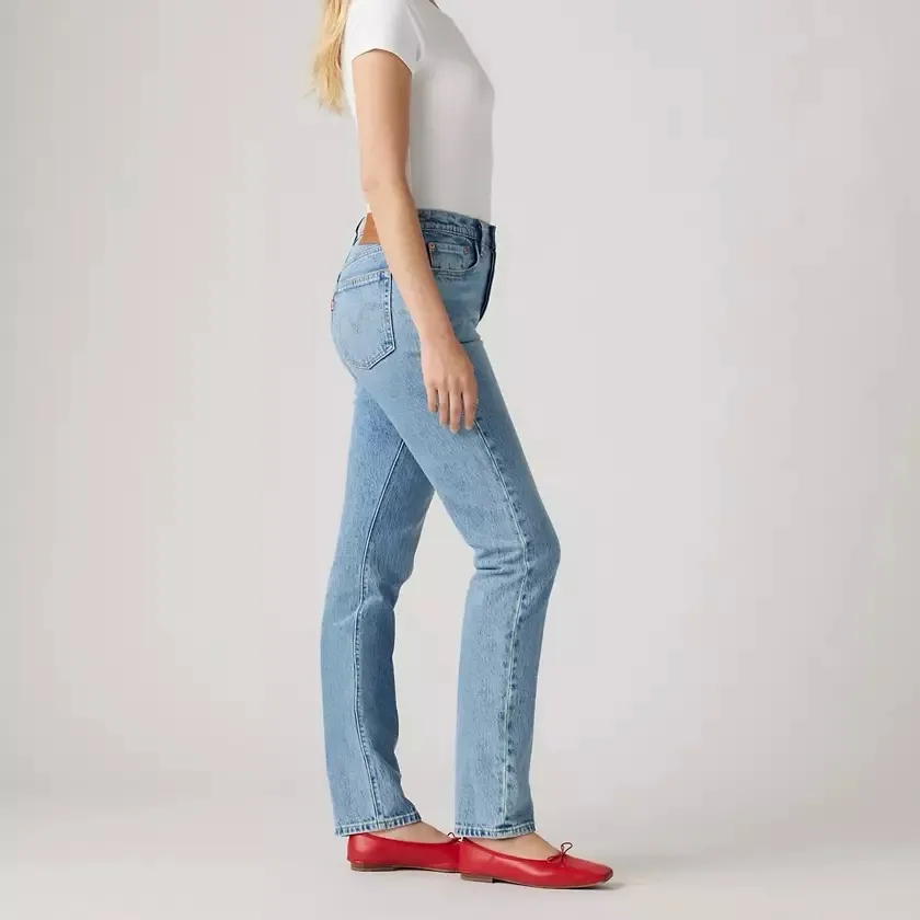 Levi's 501 Original Fit Straight Leg Denim Jeans in Hollow Days Wash 30 x 30 - Image 6