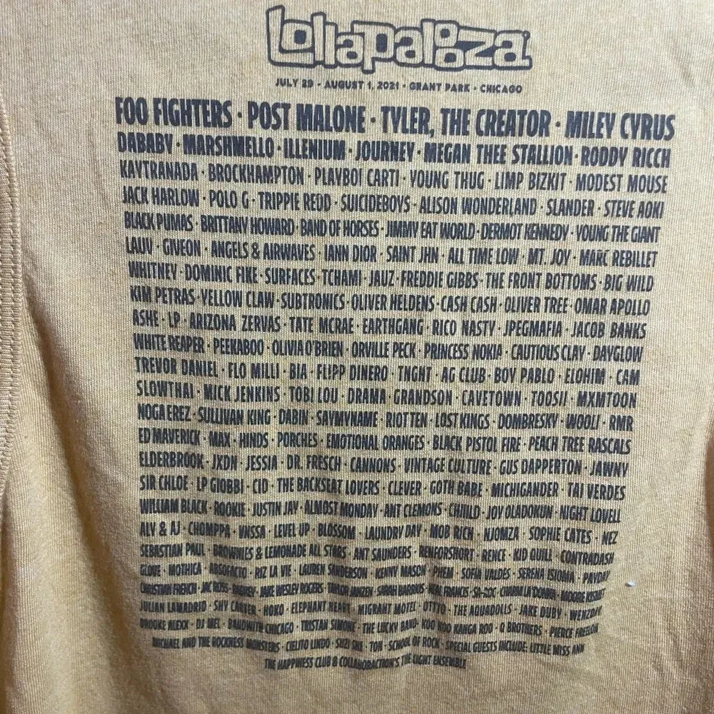 Lollapalooza 2021 Lineup‎ Tank size S - Image 5