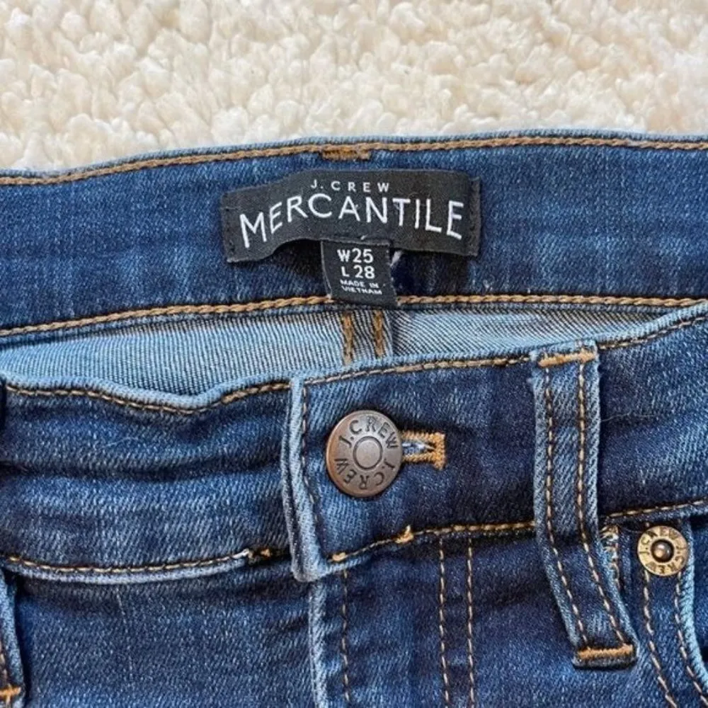 J Crew Mercantile Mid Rise Skinny Jean - Image 5