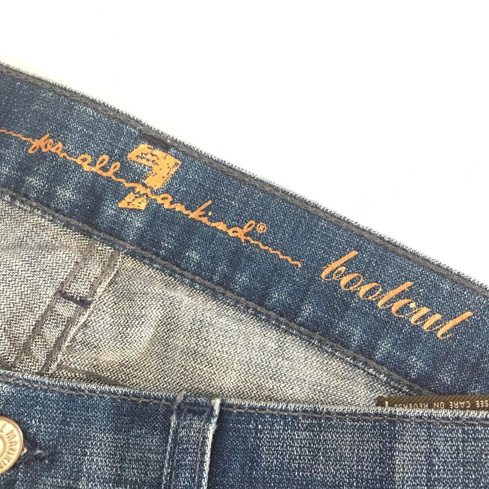 7 For All Mankind Bootcut Embellished Jeans - Image 7