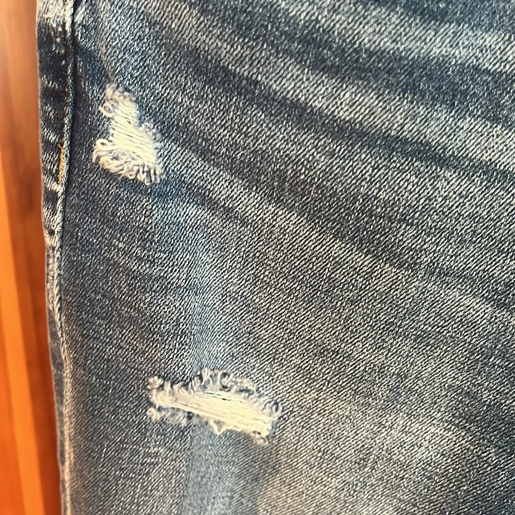 Flying Monkey Distressed Jeans Ankle New Blue Size 26 - Image 5