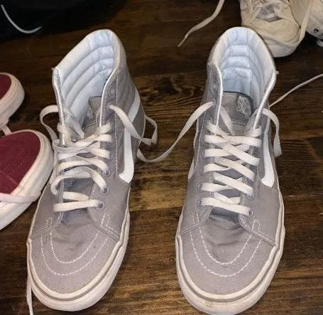 Vans gray high top - Image 2