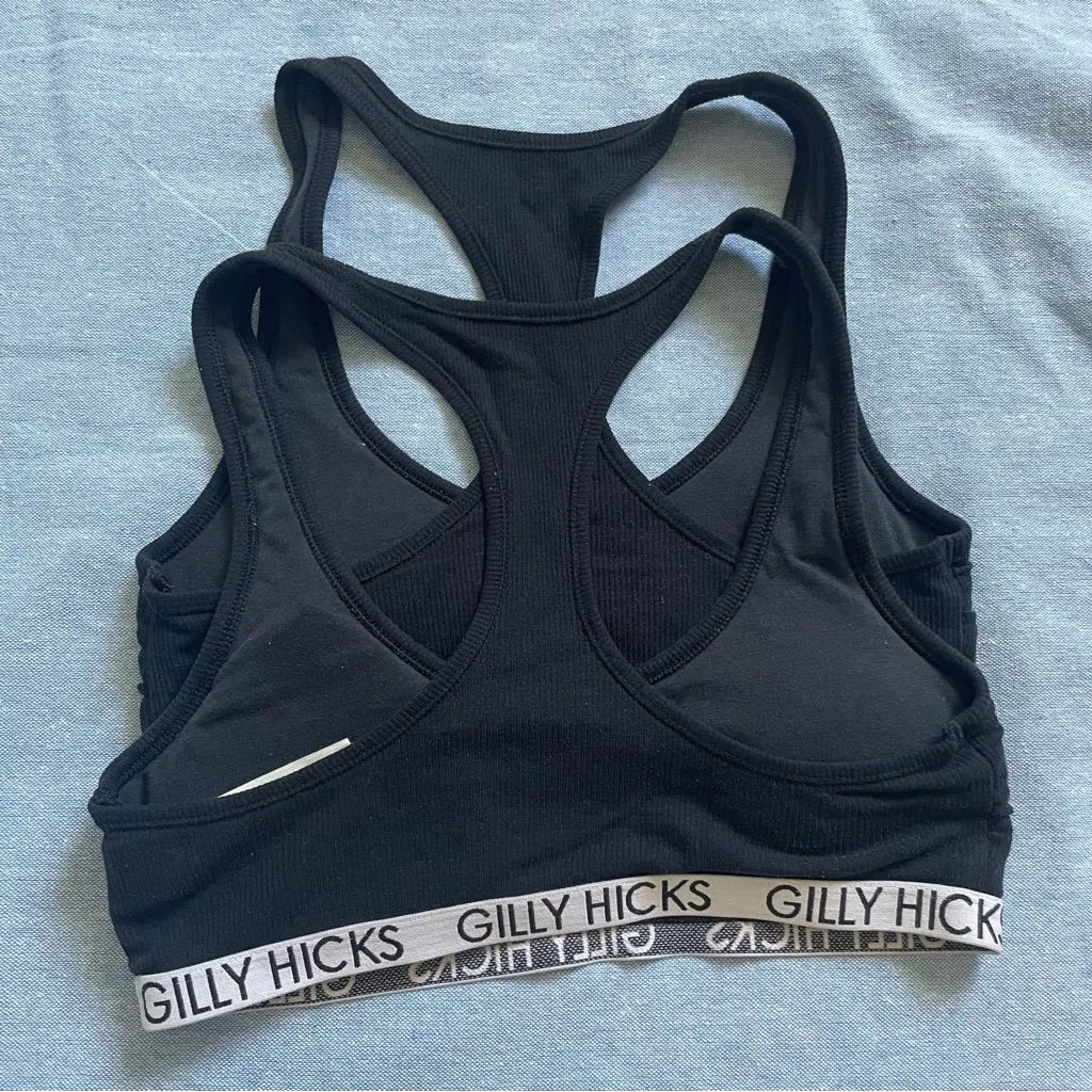 Gilly Hicks Scoop Neck Lined Bralettes Size S in Black - Image 3