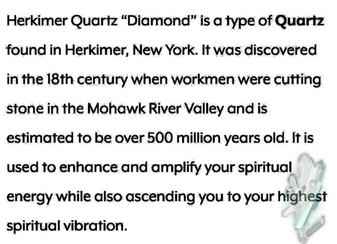 Sterling silver Herkimer Diamond Goddess Earrings - Image 6