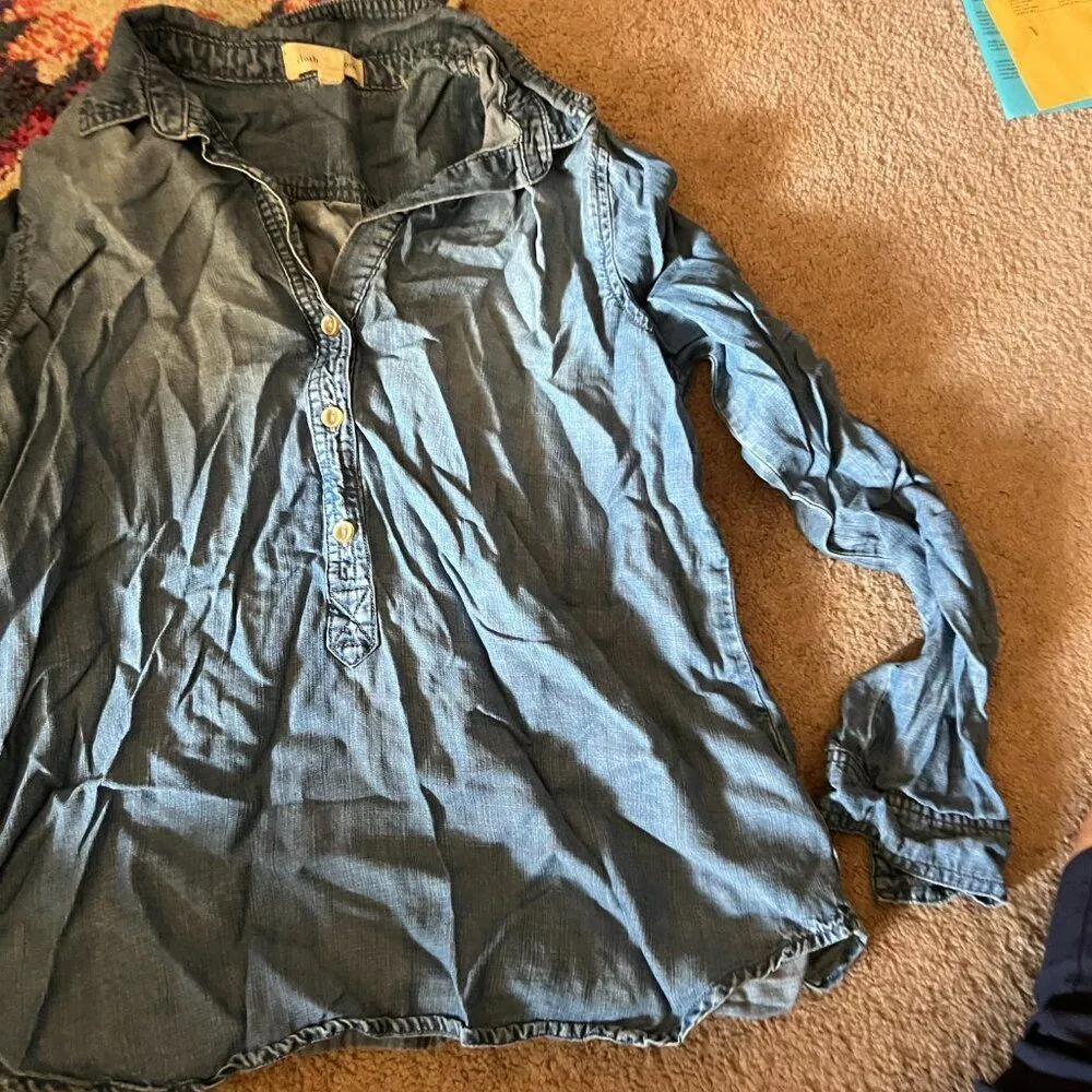 Cloth & Stone blue small top - Image 4