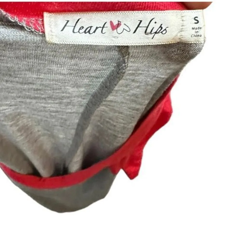 Heart‎ Hips Baseball Shirt Dress Red - Image 5