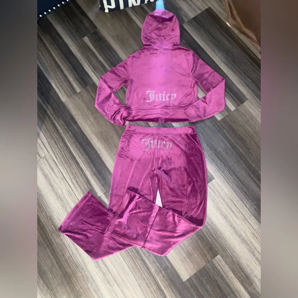 Juicy Couture  Velour  Set in Purple y2k - Image 6