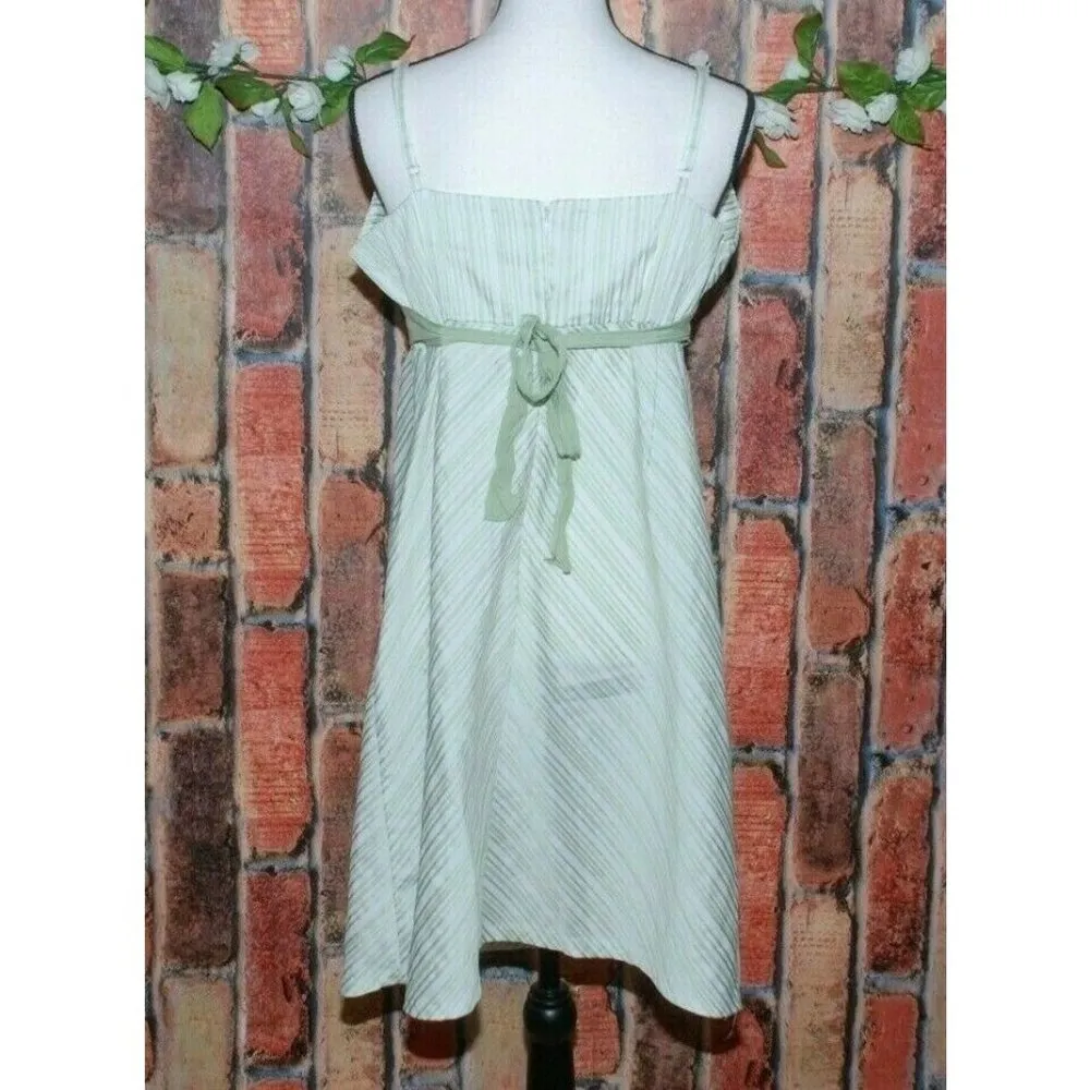 Motherhood Maternity Ladies Dress Size L Adjustable Straps Back Zipper Belted - Image 5