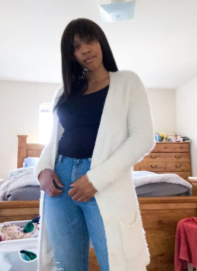 American Eagle Outfitters Fuzzy Cardigan - Image 2