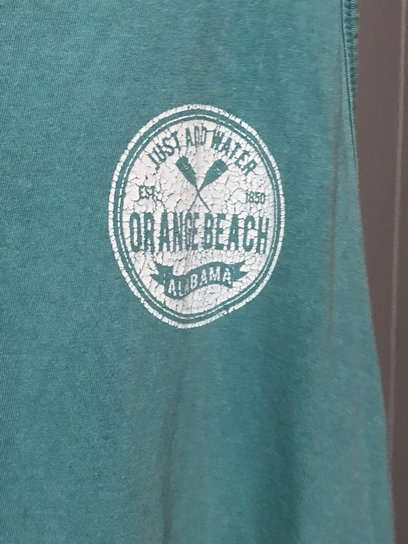 Alvin’s Vintage Collection Green Tank Top Shirt - Image 4