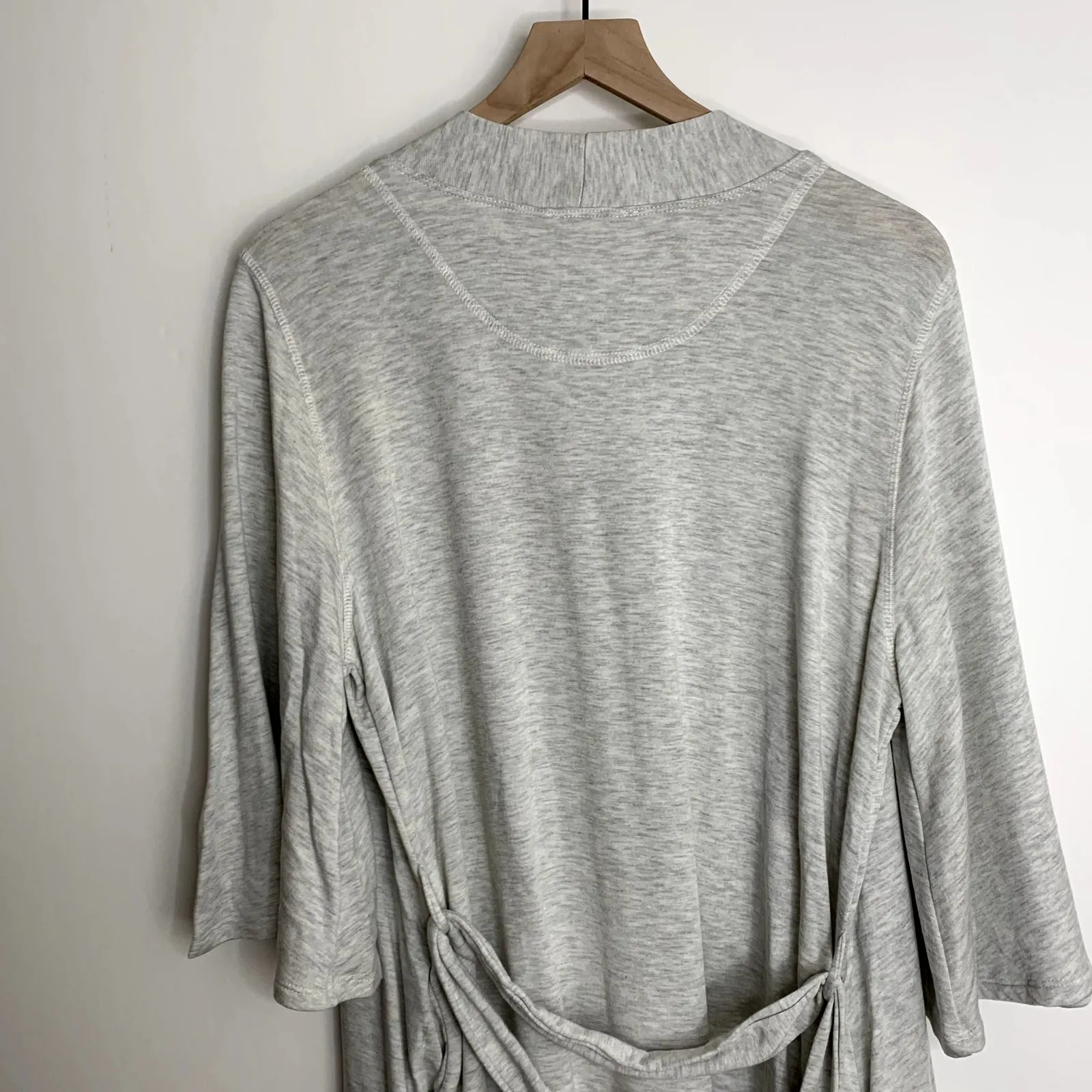 Naked Princess Ava Brushed Terry Short Robe Womens New Large Medium Grey Gray - Image 9