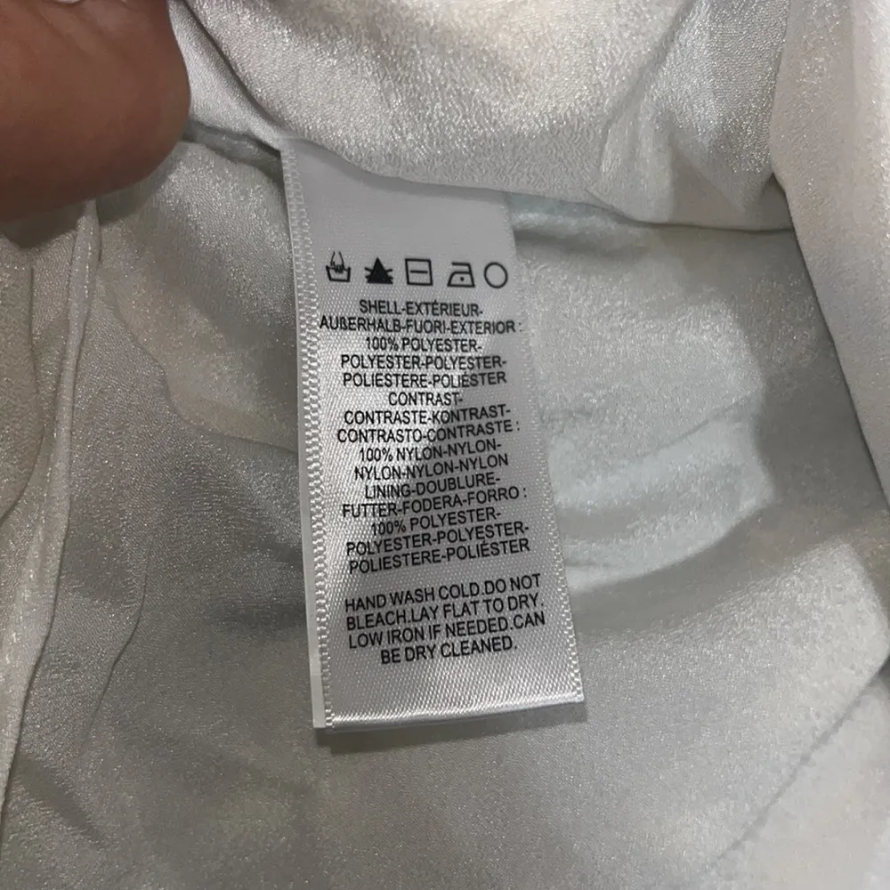 Dress the Population Sunny Floral Embroidery Tiered Dress Canary Yellow‎ Small - Image 12