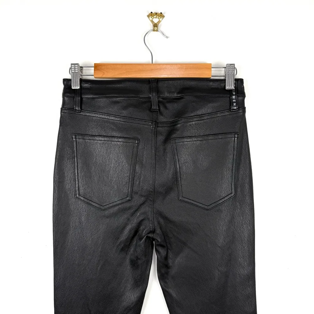 Equipment NEW  Sylvanna Leather Pants Black Sz 27 - Image 9